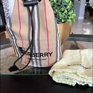 Burberry ICON Nylon drawcord bag